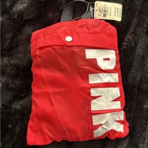 PINK Victoria's Secret Red Duffel Bag